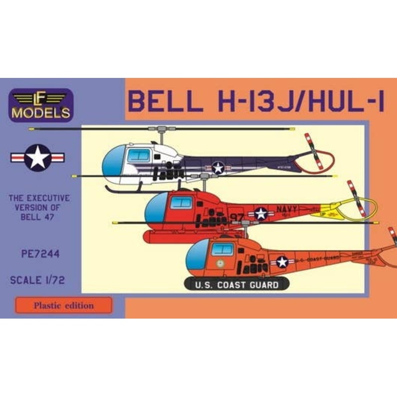 1/72 Bell H-13J/HUL-1 (US VIP Transport, US Navy, US Coast Guard)