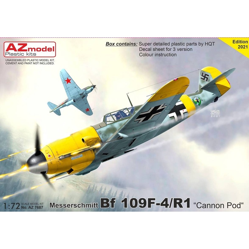 1/72 Bf 109F-4/R1 Cannon Pod