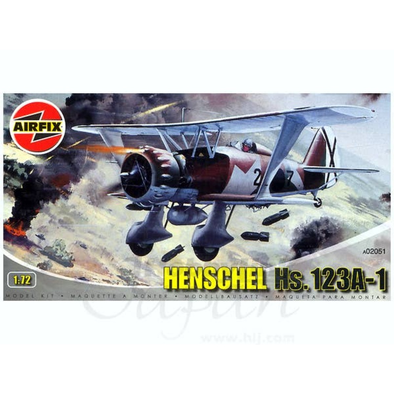 1/72 Henschel Hs. 123A-1