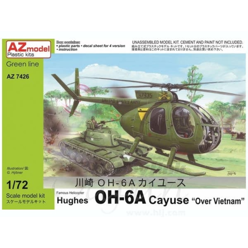 1/72 Kawasaki OH-6A Cayuse Over Vietnam