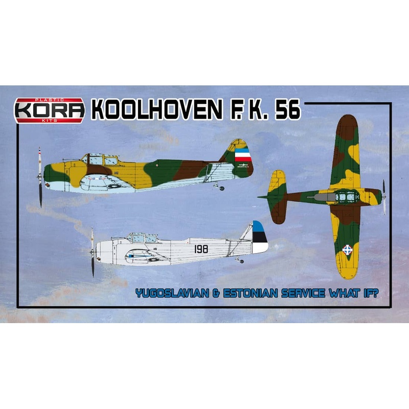 1/72 Koolhoven F.K.56 'Yugoslav & Estonian AF' (What-If)
