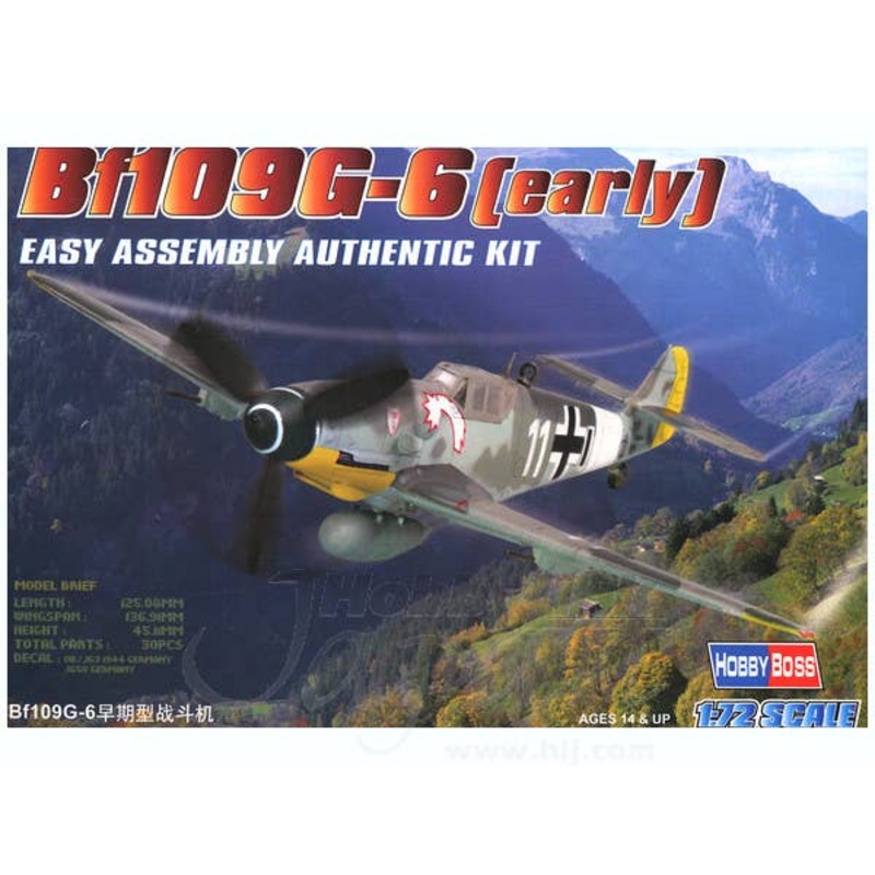 1/72 Messerschmitt Bf109G-6 Early
