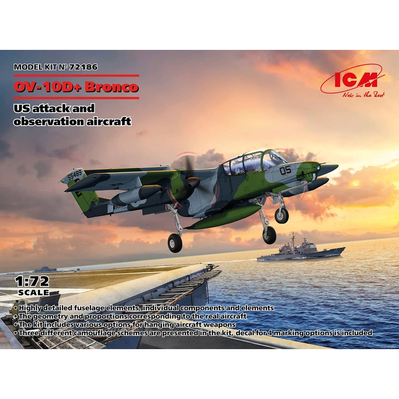 1/72 OV-10D+ Bronco (US Attack and Observation Aircraft)