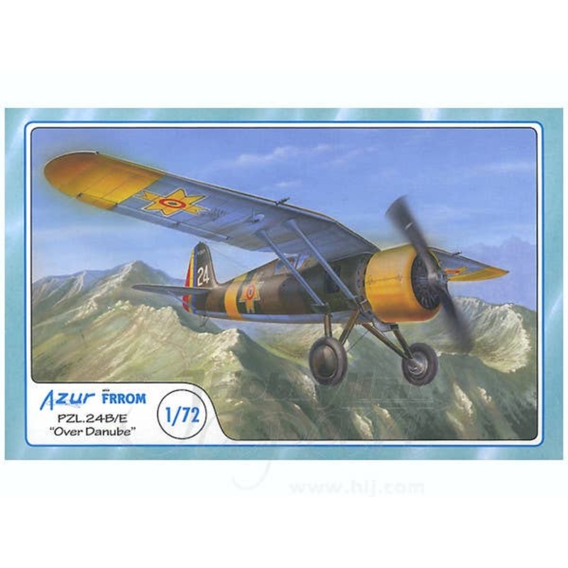 1/72 PZL.24B/E Over Danube