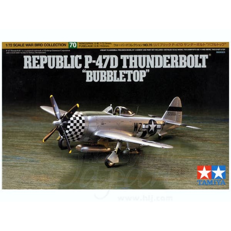 1/72 WB P-47D Thunderbolt Bubbletop