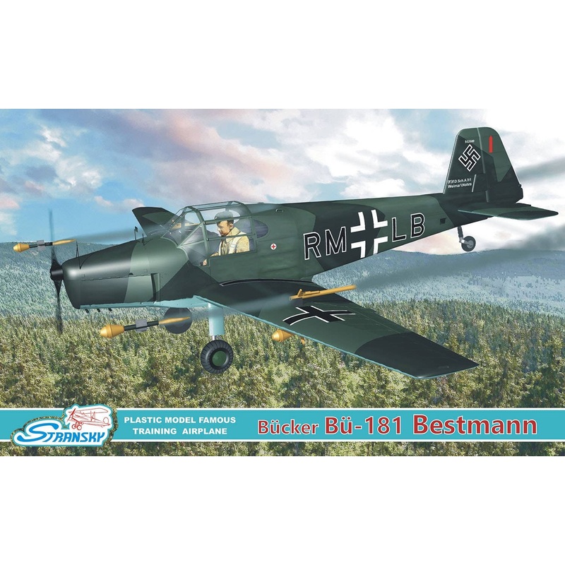 1/72 WWII Luftwaffe Trainer Bucker Bu181 Bestman