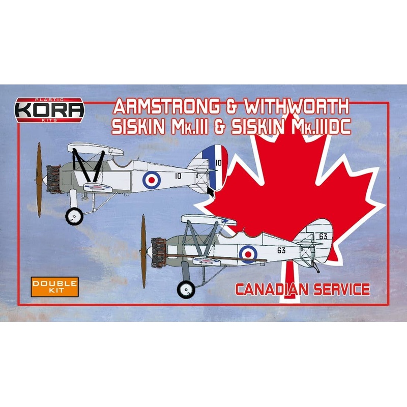 1/72 A.W. Siskin Mk.III & Mk.IIIDC Canadian Service (2 kits)