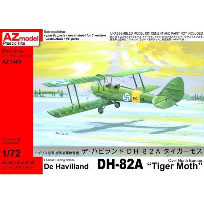 1/72 De Havilland DH 82A Tiger Moth Over North Europe