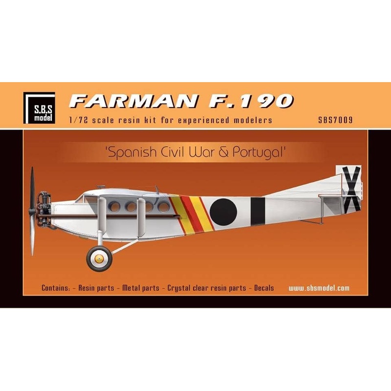 1/72 Farman F.190 'Spanish Civil War & Portugal'