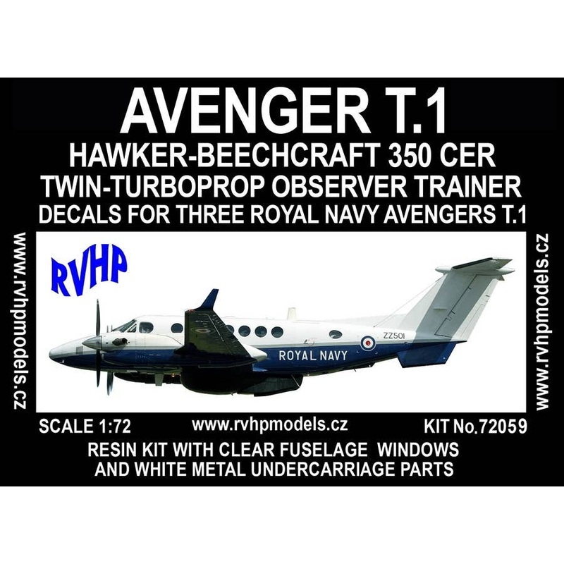 1/72 Hawker Beechcraft 350CER Avenger T.1 (RN)