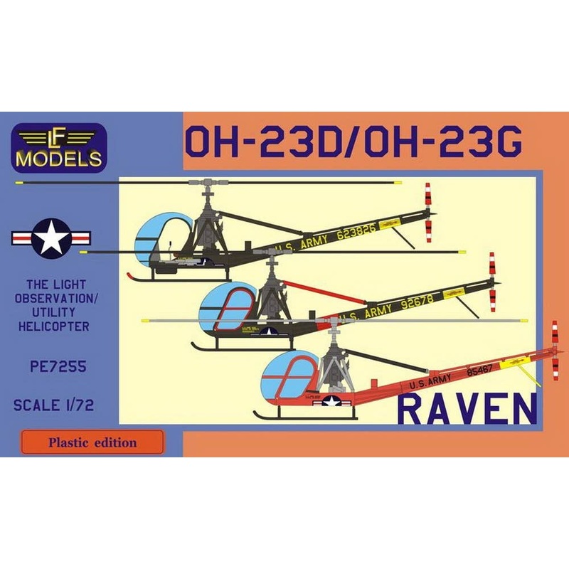 1/72 Hiller OH-23D/OH-23G Raven