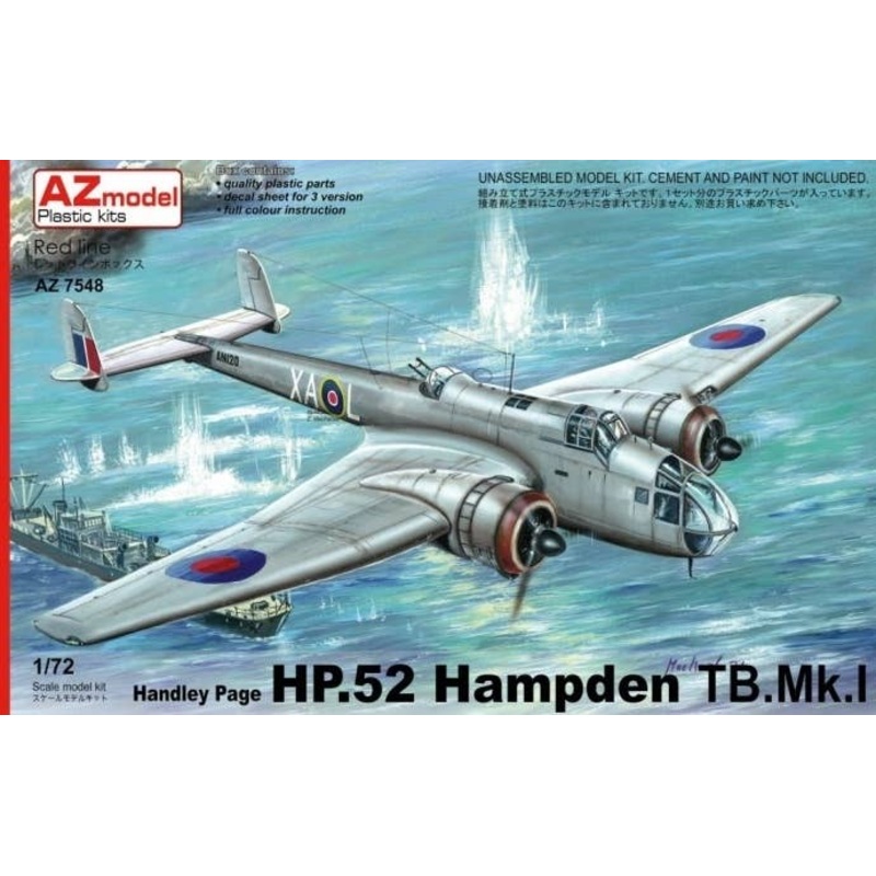 1/72 HP. 52 Hampden TB.Mk.I