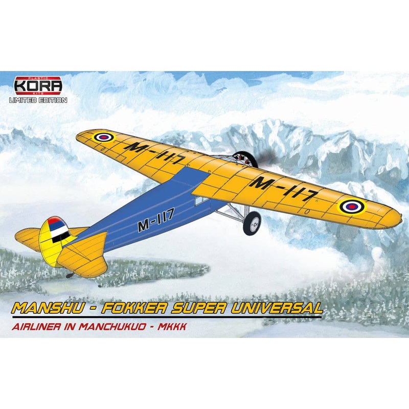 1/72 Manshu-Fokker Super Universal Airliner in Manchukuo