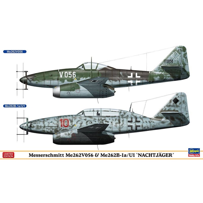 1/72 Messerschmitt Me262V056 & Me262B-1a/U1 Nachtjager