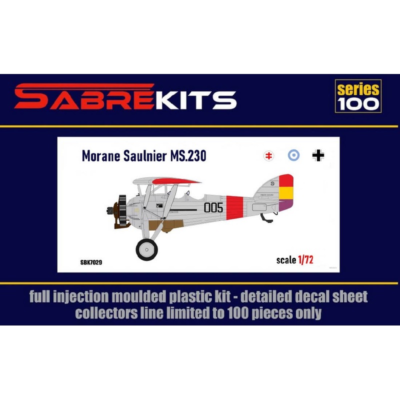 1/72 Morane-Saulnier MS.230 (Slovak, Spanish, Greek and German LW)