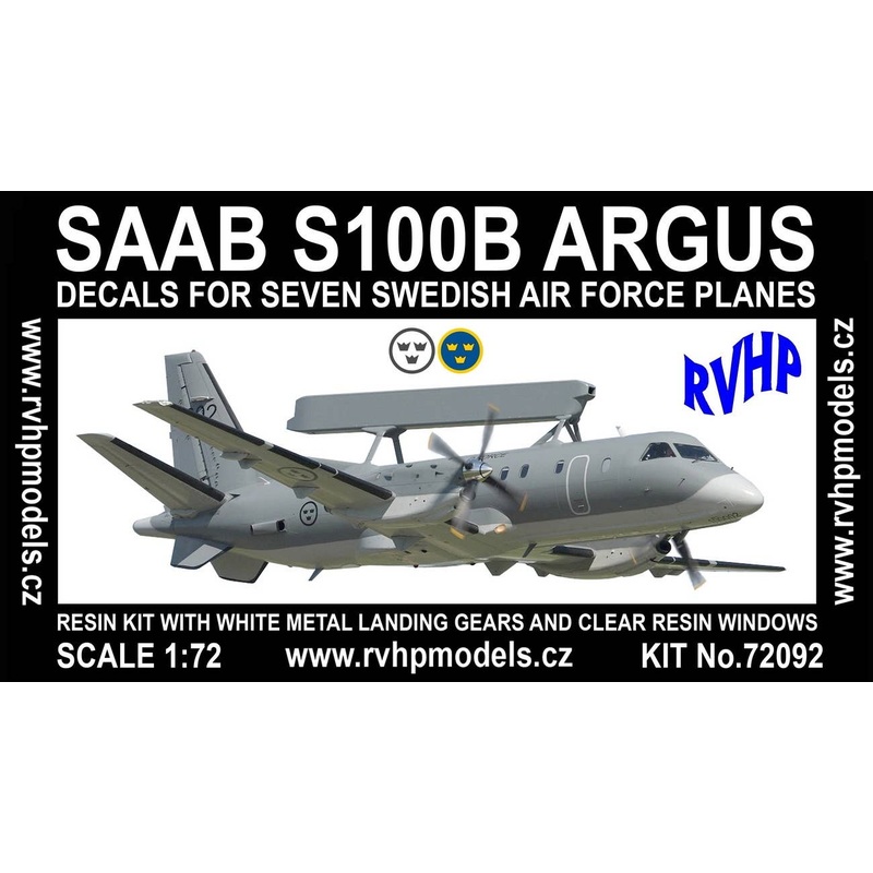 1/72 Saab S100B Argus (Swedish AF)
