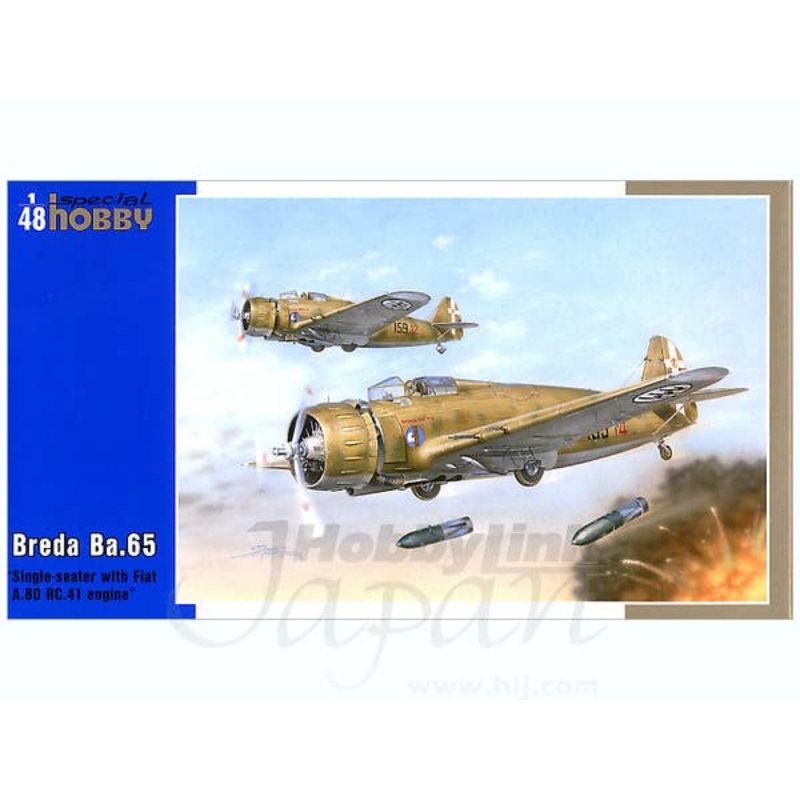 1/48 Breda Ba.65 "Single-Seater with Fiat A.80 RC.41 Engine"