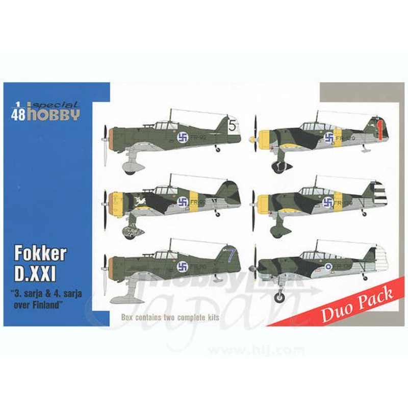 1/48 Finnish Fokker D.XXI Fighter