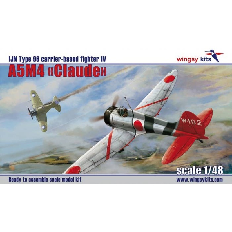 1/48 IJN Type 96 Carrier-Based Fighter IV A5M4 Claude