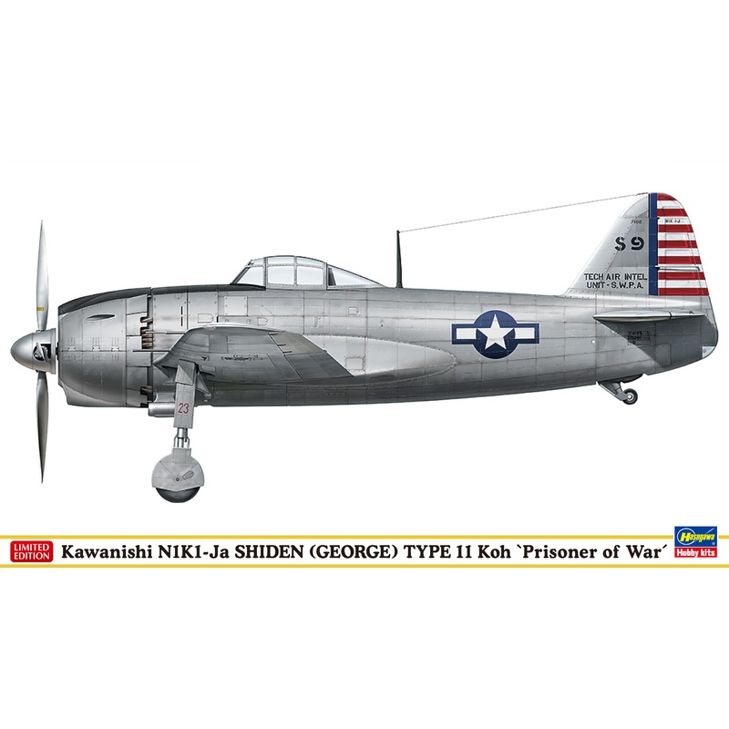 1/48 Kawanishi N1K1-Ja Shiden Model 11 Kou Prisoner of War (Philippines, June 1945)