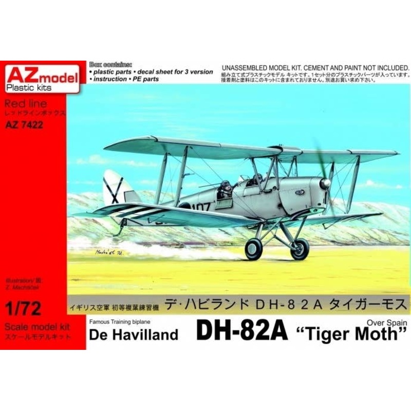 1/72 De Havilland DH 82 Tiger Moth Over Spain