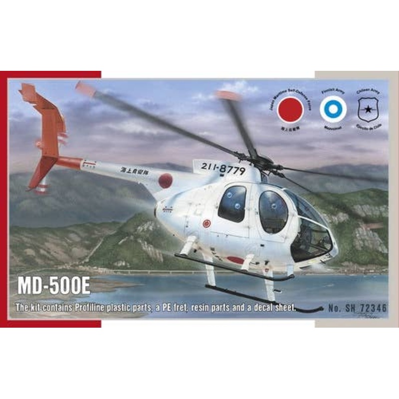 1/72 Hughes MD500E Helicopter
