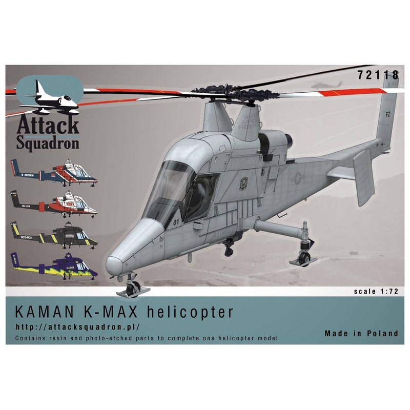 1/72 Kaman K-Max Helicopter EZ Set (Full Resin Kits)
