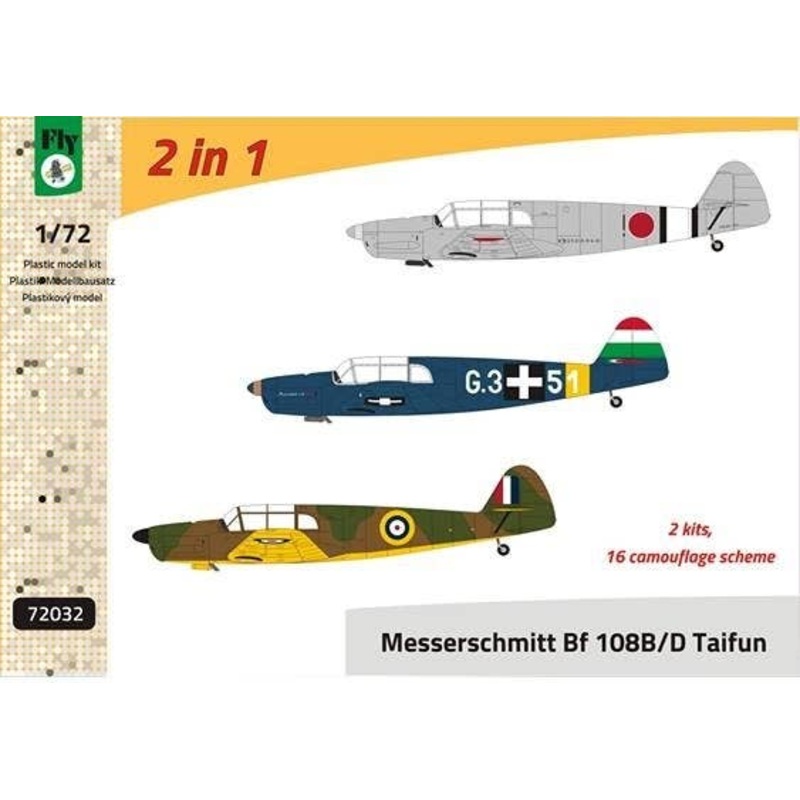 1/72 Messerschmitt Bf 1008B/D Taifun (2 Kits)