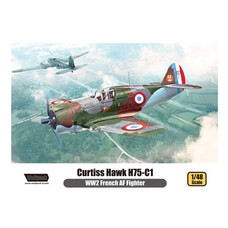 1/48 Curtiss Hawk H75-C1 French AF (Premium Edition Kit)