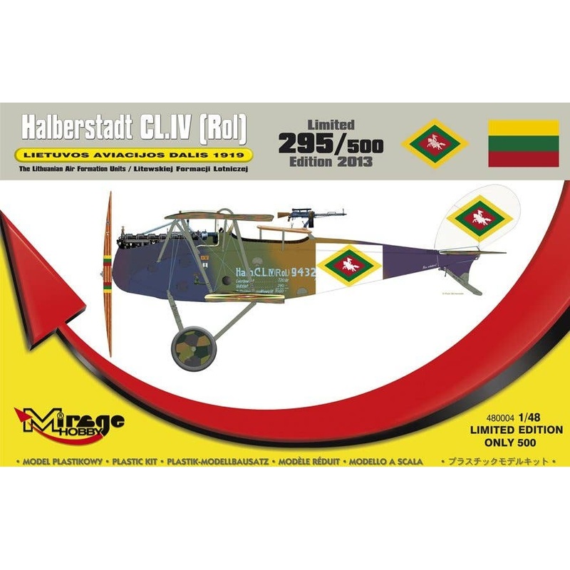 1/48 Halberstadt CL.IV (Rol) "Lietuvos Aviacijos Dalis 1919"The Lithuanian Air Formation Units [Limited Edition - Only 500 Numbered Boxes]