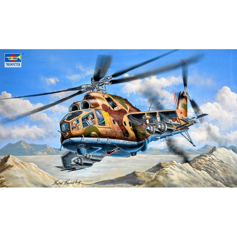 1/48 Mi-24A Hind B Attack Helicopter