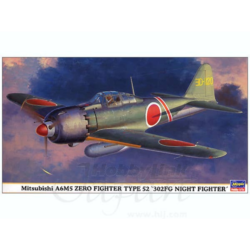 1/48 Mitsubishi A6M5 Zero Fighter Type 52 302FG Night F