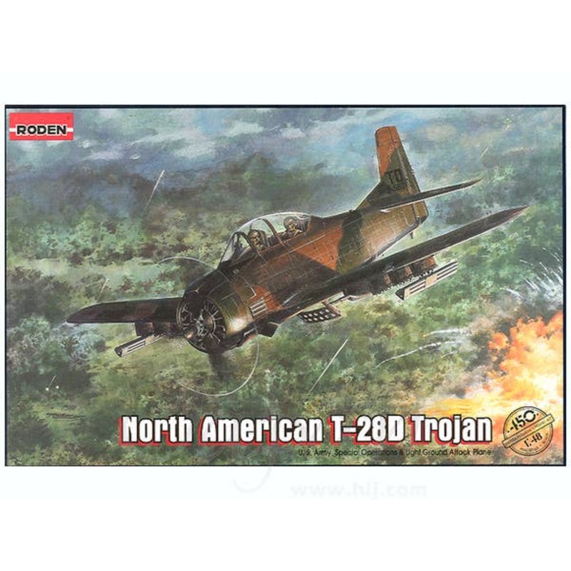 1/48 North American T28D Trojan 2-Seat Reciprocating
