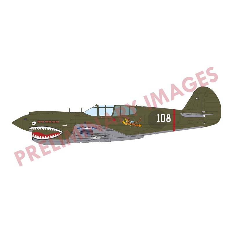 1/48 P-40E Warhawk Profipack