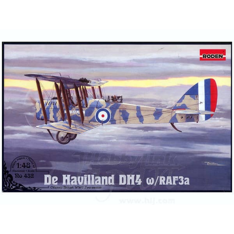 1/48 De Havilland DH4 w/RAF3a