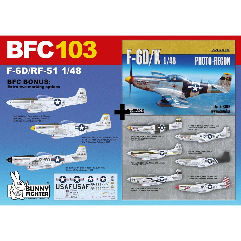 1/48 F-6D / Rf-51 Limited Edition