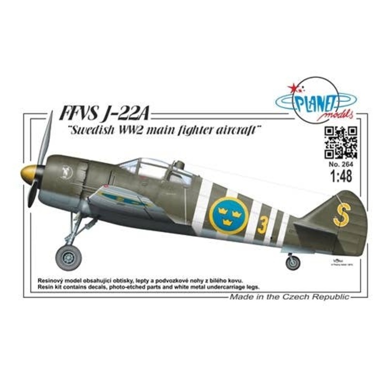 1/48 FFCS J-22A "Swedish WWII Main Fighter Aircraft"