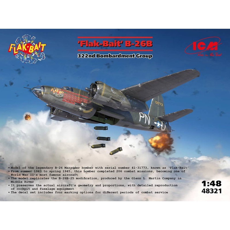 1/48 Flak Bait B-26B 322nd Bombardment Group