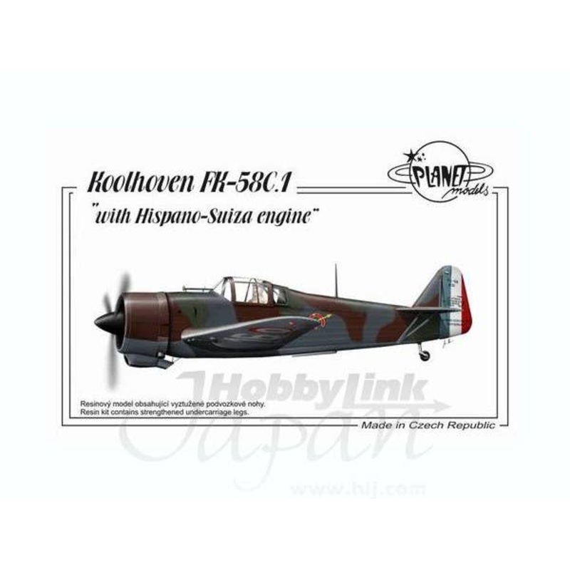 1/48 Koolhoven FK-58 C.1 with Hispano-Suiza engine