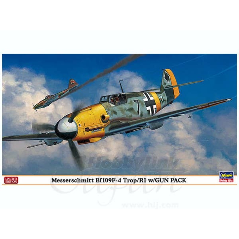 1/48 Messerschmitt Bf109F-4 Trop/R1 w/Gun Pack Ltd.
