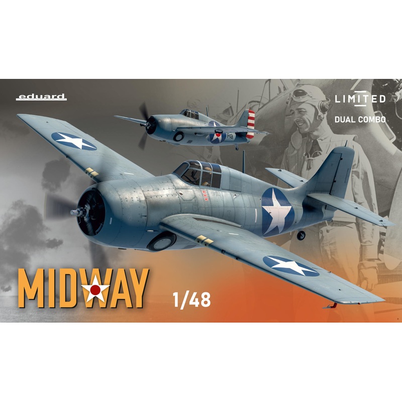 1/48 MIDWAY DUAL COMBO F4F-3/4 Limited Edition (2 kits)
