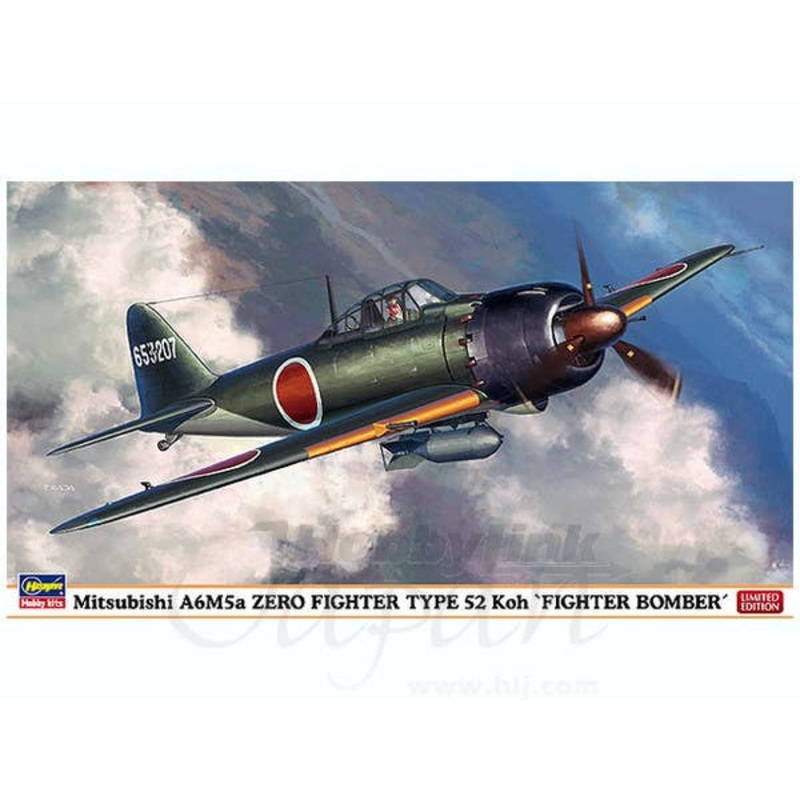 1/48 Mitsubishi A6M5a Zero Fighter Type 52 Koh Fighter Bomber Ltd.