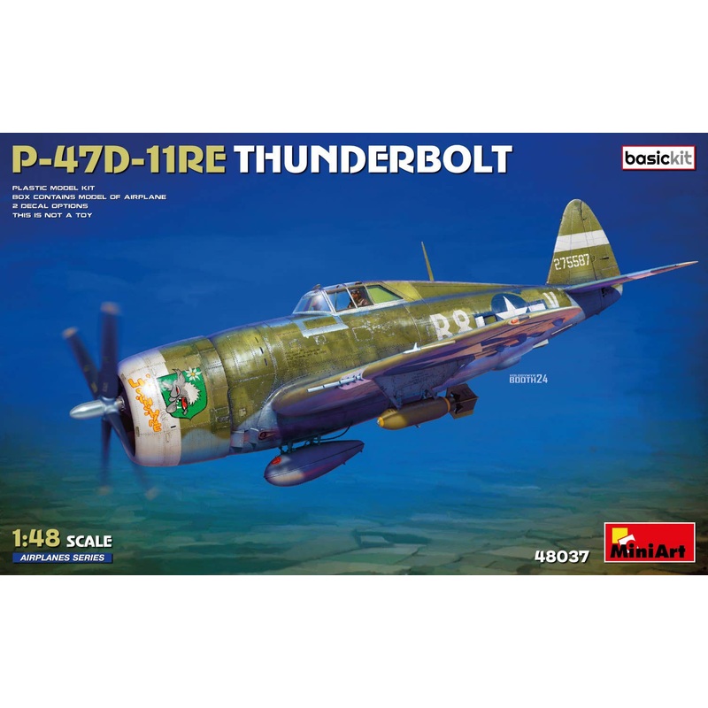 1/48 P-47D-11RE Thunderbolt. Basic Kit