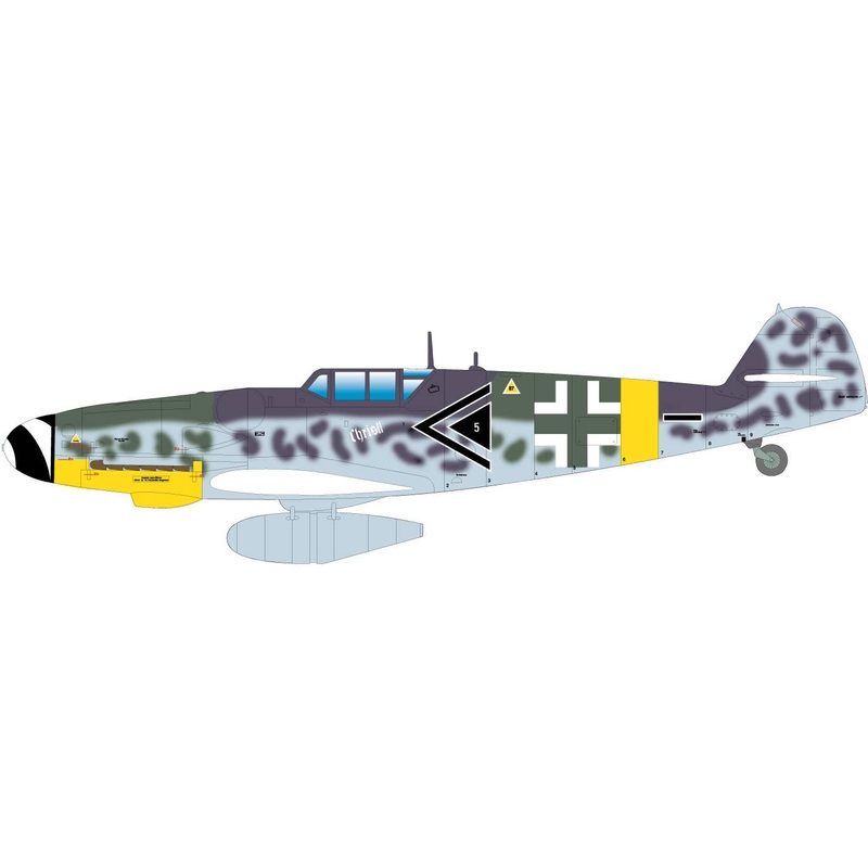 1/48 WW.II Luftwaffe Messerschmitt Bf-109 G-6 52nd Fighter Wing