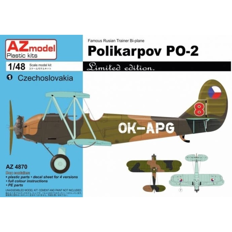1/48 Polikarpov PO-2 CZ/DDR/YU Limited Edition