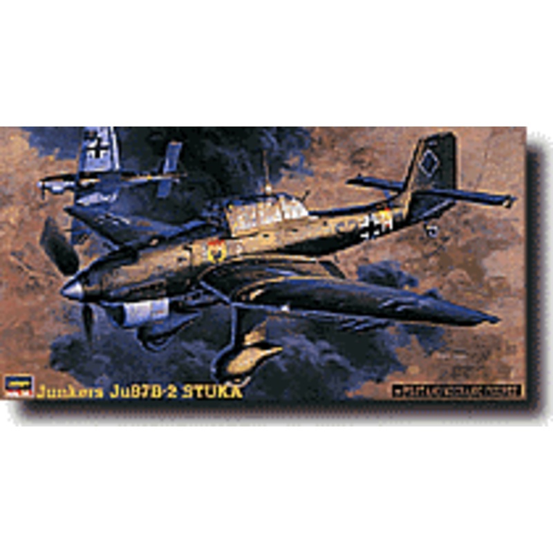 1/48 Junkers Ju87B-2 Stuka w/Pilot & Mechanic Figures