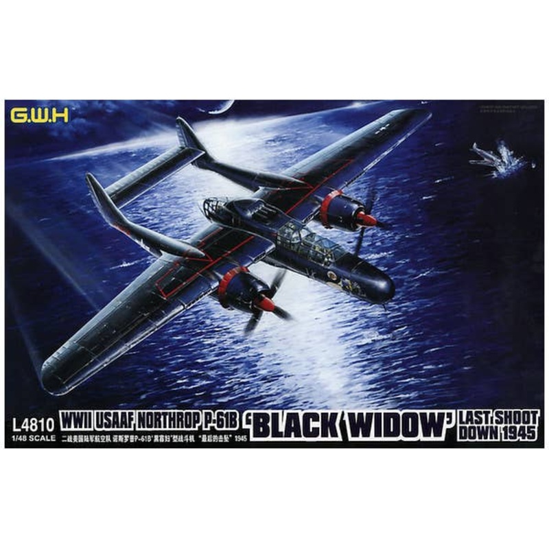 1/48 WWII USAAF P-61B Black Widow Last Shot Down 1945