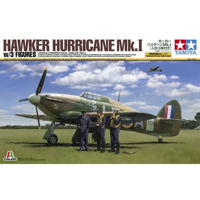 1/48 Hawker Hurricane Mk.I (with 3 figures) (Reissue)