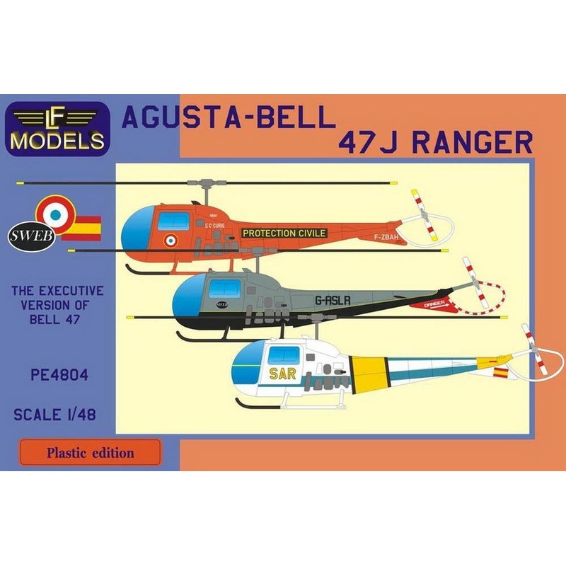 1/48 Agusta-Bell 47J Ranger (UK, France, Spain)