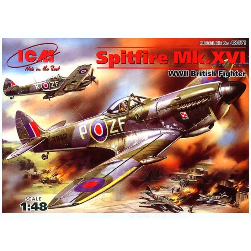 1/48 Spitfire Mk.XVI WWII British Fighter
